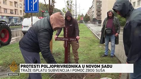 Nezadovoljni Poljoprivrednici Protestirali U Novom Sadu Youtube