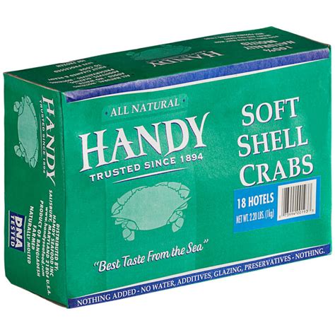 Handy 4 1 4 Hotel Soft Shell Imported Crabs 72 Case