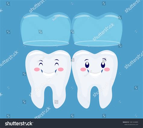 Two Funny Cartoon Teeth Invisible Braces Stock Vector (Royalty Free) 1081204889 | Shutterstock