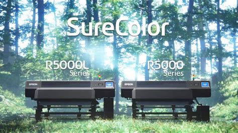 La Nueva Gama De Impresoras De Tinta Resina De Epson Surecolor Sc R