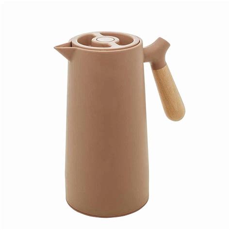 Garrafa Térmica Nórdica Cabo de Madeira L Nude OBZ OBZ Casa e
