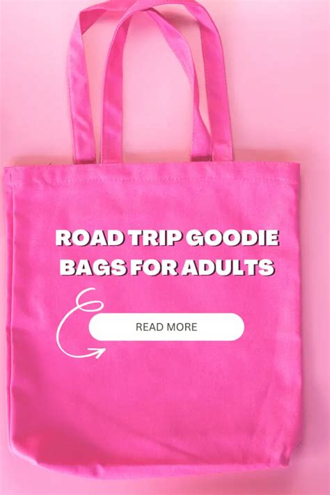 Road Trip Goodie Bags For Adults