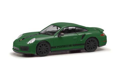 Porsche 911 991 Turbo Verde British Racing Green 420358