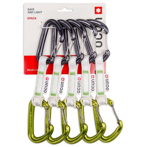 Zestaw ekspresów Ocún Hawk Qd Wire Bio Dyn Ring 15 mm 10 cm 5 Pack