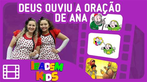 Culto Infantil Deus ouviu a oração de Ana YouTube