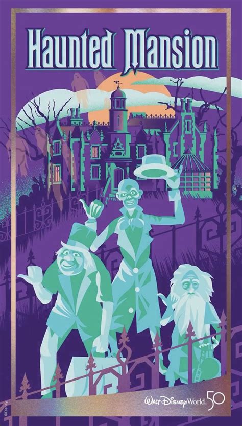 The Poster For Disneys Haunted Mansion