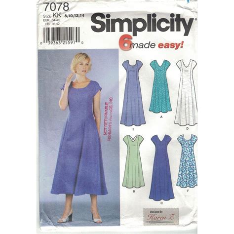 28 Simplicity 7181 2 Hour Dress Martinkentaro