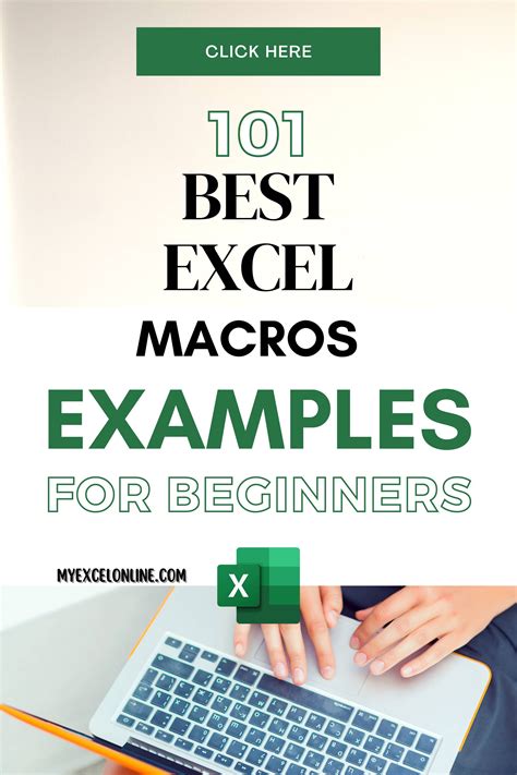 101 Excel Macros Examples | MyExcelOnline | Excel macros, Macros, Microsoft excel formulas