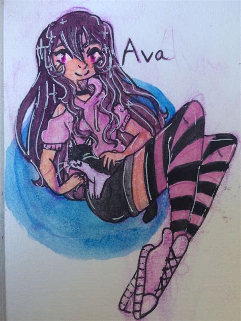 Ava From Mid My Inner Demons Aphmau Fan Art By Clemdraws16 On Deviantart