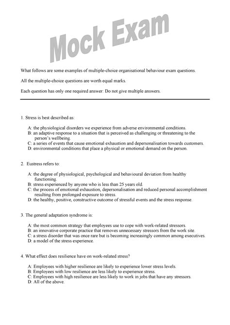 Samplepractice Exam 3 August 2013 Questions And Answers What