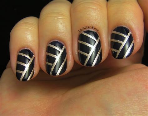 Lacquer Buzz: Golden Stripes