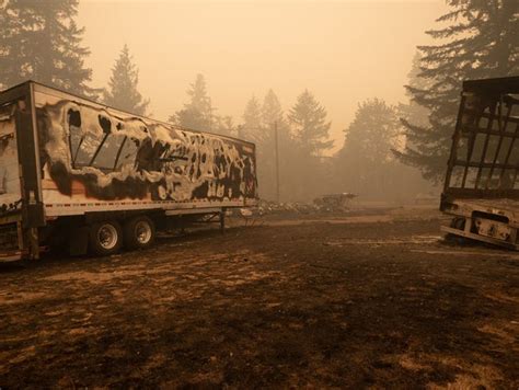 Photos Gates School And Beachie Creek Fire Aftermath