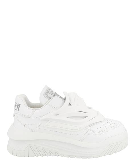 Buy Versace Odissea Caged Rubber Medusa Sneakers White At 24 Off