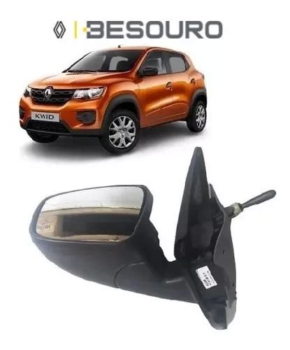 Retrovisor Esquerdo Manual Original Renault Kwid 2017 A 2021