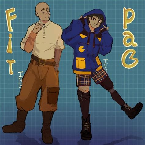 Qsmp Art By Uvapass On Twitter Fit And Pac Em Desenhos De