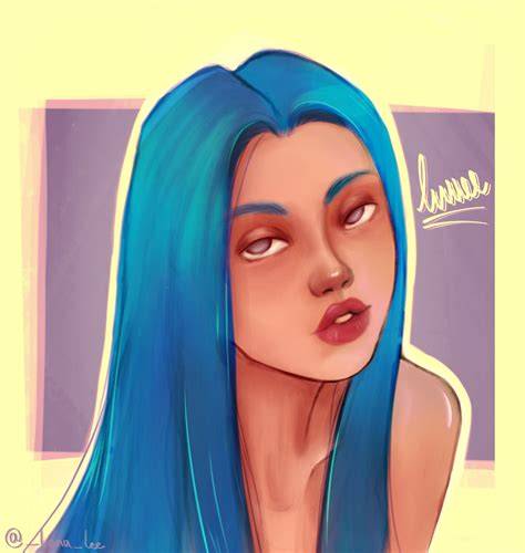 Artstation Blue Haired