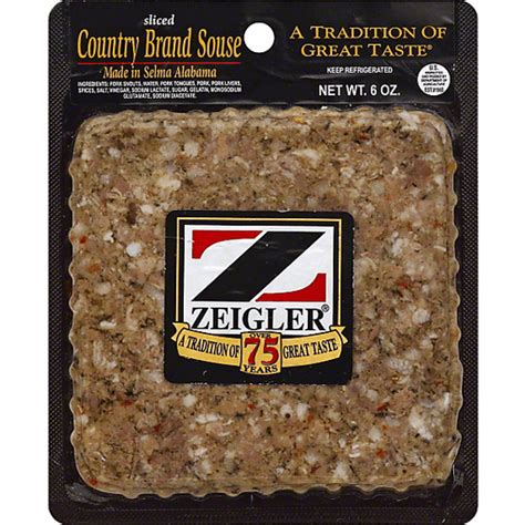 Zeigler Souse, Country Brand, Sliced | Meat | Edwards Food Giant