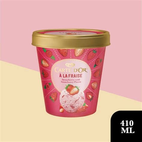 Jual Walls Carte Dor Strawberry 410ml Shopee Indonesia