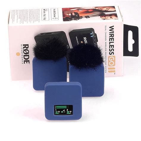 Capa De Silicone Para RODE Wireless GO II Protetora De Pele 2 Sistema