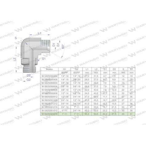 Kolanko hydrauliczne nastawne calowe BB 1 x 1 BSP z regulacją