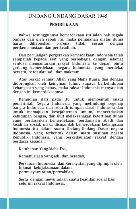 naskah undang undang dasar  berbagai naskah