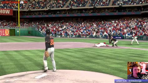 Giants Vs Phillies Live Play By Play On Mlb 14 The Show Ps4 Youtube