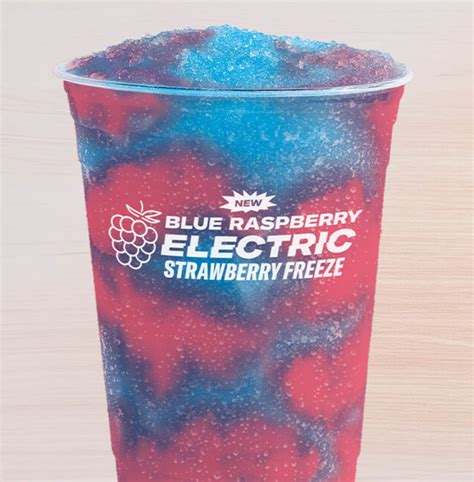 Taco Bell Blue Raspberry Electric Strawberry Freeze Nutrition Facts