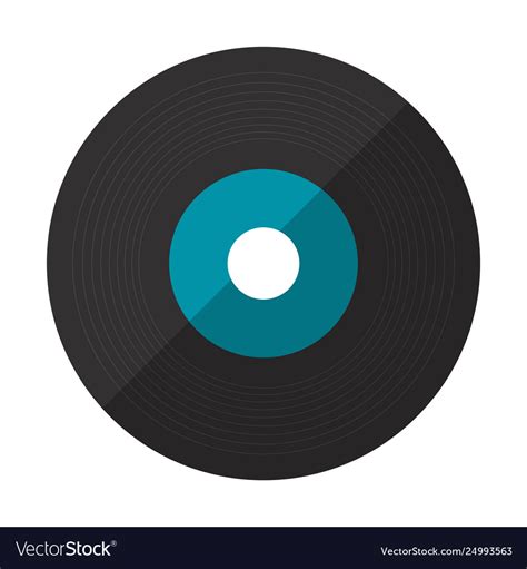 Vinyl Vintage Music Disc Royalty Free Vector Image