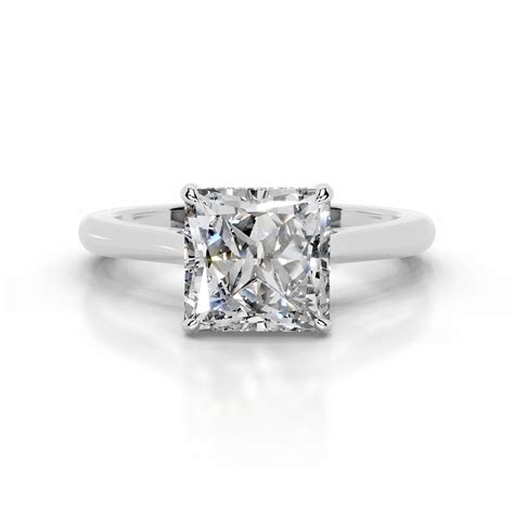 moissanite princess cut ring 4