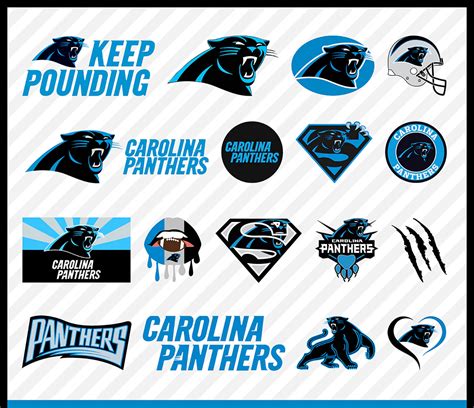 Carolina Panthers Logo Panthers Svg Cut Files Layered Svg Inspire