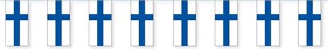 Papieren Slinger Finland Meter Finse Vlag Supporter