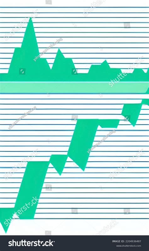 Graphical Chart Financial Economic Indicators Stock Illustration ...