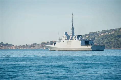 French Navy Aquitaine Class Fremm Frigate Languedoc Started Her Long