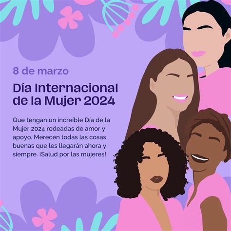 Feliz Día Internacional de la Mujer 2024 Imágenes Frases Tarjetas y