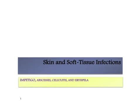 Ppt Soft Tissue Infections Powerpoint Presentation Free Download