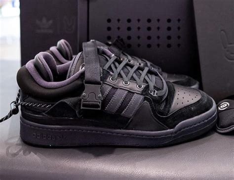 Bad Bunny x adidas Forum Buckle Low Black GW5021 Release Date - SBD