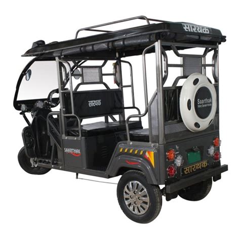 Saarthak Grey Battery Operated Rickshaw Vehicle Capacity Seater At