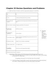 Chapter Review Questions And Problems Docx Chapter Review