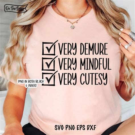 Very Demure Very Mindful Very Cutesy Etsy