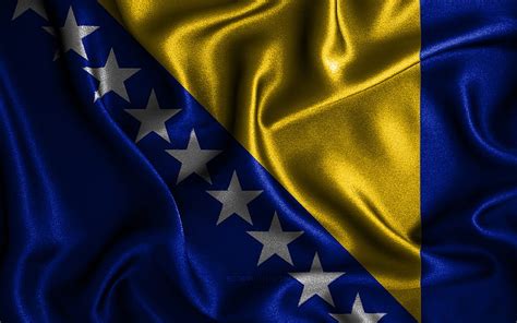 Bosnian Flag Wallpaper