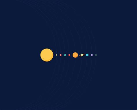 Minimalist Solar System Wallpapers Top Free Minimalist Solar System