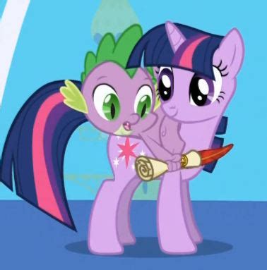 Mlp Spike And Twilight