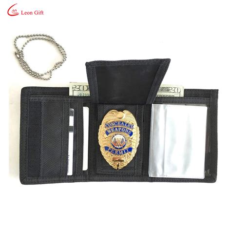 Custom Logo Clothing Accessories Jewelry Metal Detective Officer