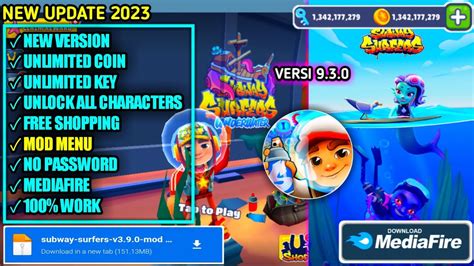 Subway Surfers Mod Menu Apk 390 Latest Version 2023 Unlimited Key