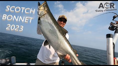 Salmon Fishing Scotch Bonnet Lake Ontario 2023 Youtube