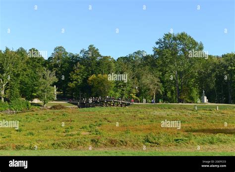 Battlefield And Old North Bridge In Minute Man National Historical Park