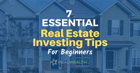 7 Real Estate Investment Tips For Beginners To Know