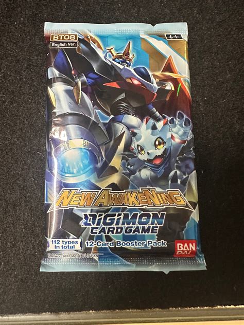 New Awakening Digimon Card Game 12 Card Booster Pack Captain Comics