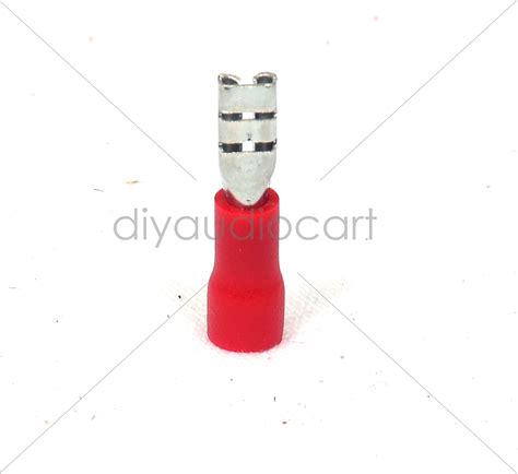 DAC Insulated Bullet Female Disconnects Red FDD1 25 110 5 Diyaudiocart