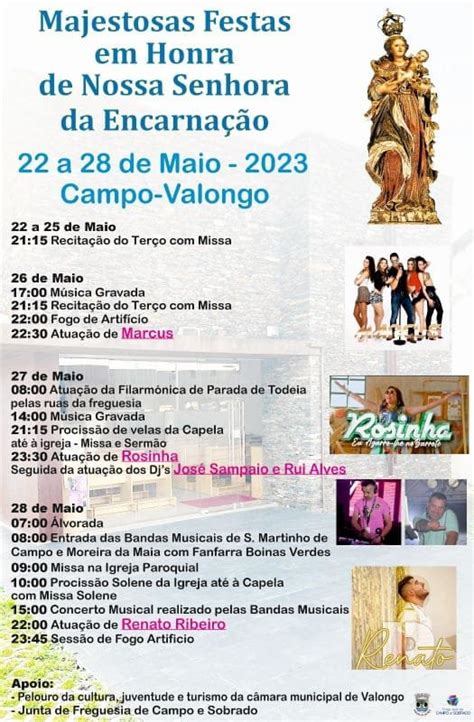 Festas Em Honra De Nossa Senhora Da Encarna O Valongo